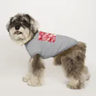 オンラインショップイエローリーフのピンクの花　鮮やか Dog T-shirt