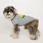 かるるんショップのメロンと生クリームとさくらんぼ Dog T-shirt