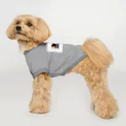 テルのビジネス大学のショップの可愛い犬と少女 Dog T-shirt