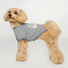 umemoのショップのラサのカフェオレ Dog T-shirt