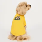 Saza-nami Antique designの２匹の犬 Dog T-shirt