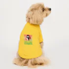 シーズーっぽいしろくろの犬たちのSUIKA DAISUKI TAMA'S Dog T-shirt