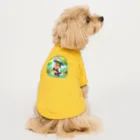 dreamy-designの雨の日のお散歩　カワウソくん Dog T-shirt