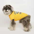 提供 tshopのヒッピーとマイクロバスのローブローアート Dog T-shirt