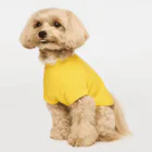 【しばし柴犬屋】のムキムキマッスル黒柴犬(黄色 Dog T-shirt