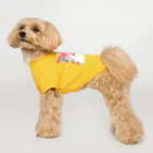 ミズノ リエ　グッズの「白うさぎ」ミズノ リエ Dog T-shirt