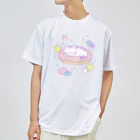 もこはる＊HiNA:＊のゆめねこ　ドーナツでねんねこ ドライTシャツ