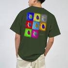 Chien de cirque サーカスの犬の ハリー君 in pop art  Dry T-Shirt