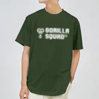 GORILLA SQUAD 公式ノベルティショップのGORILLA SQUAD ロゴ白 ドライTシャツ