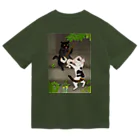 雁花工房（寄付アイテム販売中です）の黒猫と三毛猫 ドライTシャツ