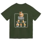 うさぎのうみちゃんねるショップのむぎちゃんトランスフォーメーション-うさぎのうみのうさ友シリーズ Dry T-Shirt