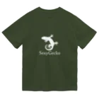 雑貨屋　霧の字のSexy Gecko（白） ドライTシャツ