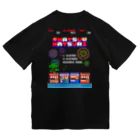 Siderunの館 B2の【バックプリント】レトロゲーム風な夏祭り ドライTシャツ