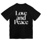 週5テニスのLOVE and PEACE(白文字) ドライTシャツ