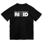 リジット・モータースポーツのALPHA白-RIGID白 ドライTシャツ