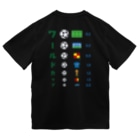 kg_shopの[☆両面] ワールドカップ【視力検査表パロディ】 Dry T-Shirt