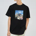 tanuroba-shopのあの山登ろう・剱岳編 ドライTシャツ