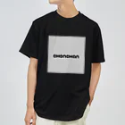 AMNのモノトーンロゴ ドライTシャツ