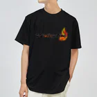 ArayashikI_Japanの炎-Blazing Fire-【濃色系アパレル】 Dry T-Shirt