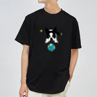 コチ(ボストンテリア)のボストンテリア(地球と月)[v2.8k] Dry T-Shirt