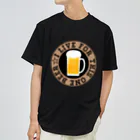ぽんぽこあんぽんたんのビール☆ビンテージ風ロゴ ドライTシャツ