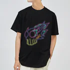 YAGEN's Baseのがいこつとほのお Skull and flame 80's ドライTシャツ