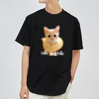 Le Chat Mignonne ル・シャ・ミニョンヌの【ドライTシャツ】ポテ子とねこねこ食パンぽかん顔 ドライTシャツ