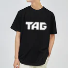 TAG グッズストア 2号店のTAGスポーツTシャツ(白ロゴ) ドライTシャツ