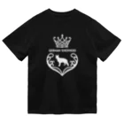 onehappinessのジャーマンシェパード　crown heart　onehappiness　white Dry T-Shirt