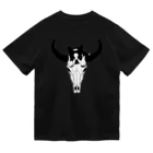 コチ(ボストンテリア)のボストンテリア(牛の頭蓋骨)[v2.8k] Dry T-Shirt