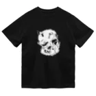 grau und mattのCats And Skulls White ドライTシャツ