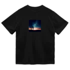 終わらない夢🌈の幻想的な夜空🌌 ドライTシャツ