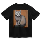 F2 Cat Design Shopのhairless cat 001 ドライTシャツ