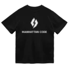 Manhattan Code inc.のMHT_LOGO - WHITE Dry T-Shirt