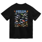 猫と釣り人のSaltwater fish_3CW Dry T-Shirt