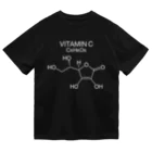 DRIPPEDのVITAMIN C C6H8O6-ビタミンC-白ロゴTシャツ Dry T-Shirt