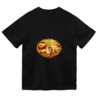 summersaladの熱々ピザさん ドライTシャツ