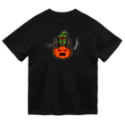 ナチュラルサトシのめへのスケアクロウとジャック・オー・ランタン ドライTシャツ