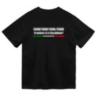 FIAT500 Merceのフィアット500 白文字 ドライTシャツ