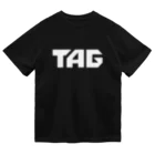 TAG グッズストア 2号店のTAGスポーツTシャツ(白ロゴ) Dry T-Shirt