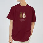うさぎ雑貨のお店 Charoccinoの２ぴょんの後ろ姿 Dry T-Shirt