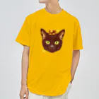 トロ箱戦隊本部の黒猫さんと栗入り羊羮 Dry T-Shirt