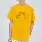 いたばし犬部のいたばし犬部「カクカクわんこ」Design by　tomo Dry T-Shirt