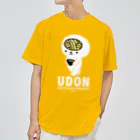 OKP26shopのツルてくうどん脳 ドライTシャツ