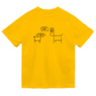 いたばし犬部のいたばし犬部「カクカクわんこ」Design by　tomo Dry T-Shirt