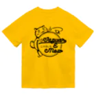 Jaguar E Mowのカエルネコ ドライTシャツ