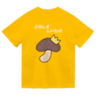 MOF-Island商店のぷりんすしいたけ(文字入り) ドライTシャツ