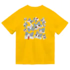 ﾄﾙｺﾞﾚのネコアメーバ　うちの猫柄 Dry T-Shirt