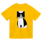 aiueoneko358のハチワレちゃんとシマエナガ ドライTシャツ