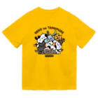 mincruのねこのたわむれ ドライTシャツ